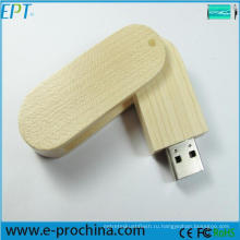 Пользовательские логотип деревянный дизайн памяти USB-накопитель USB Flash Drive (EW009)